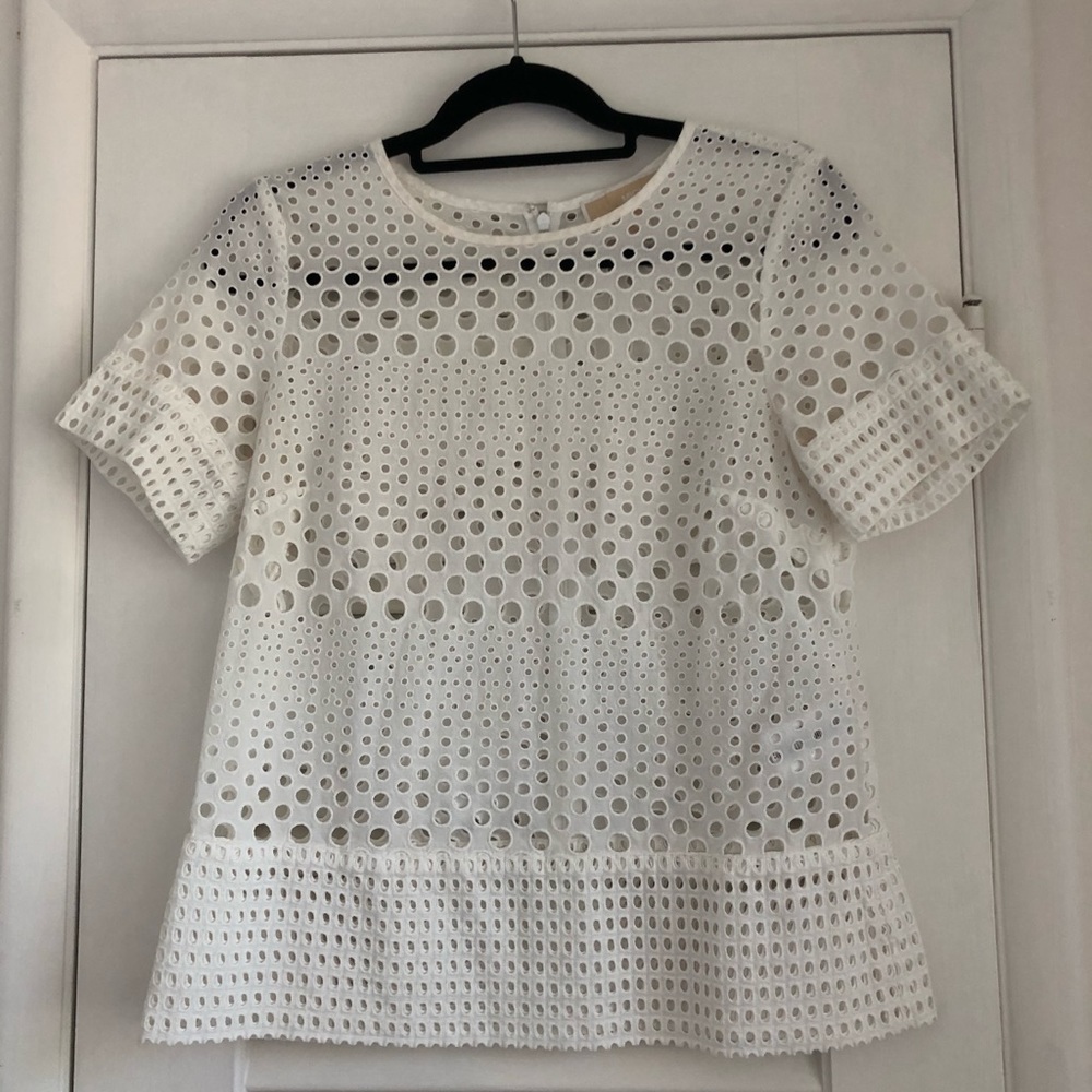 Michael Kors eyelet top